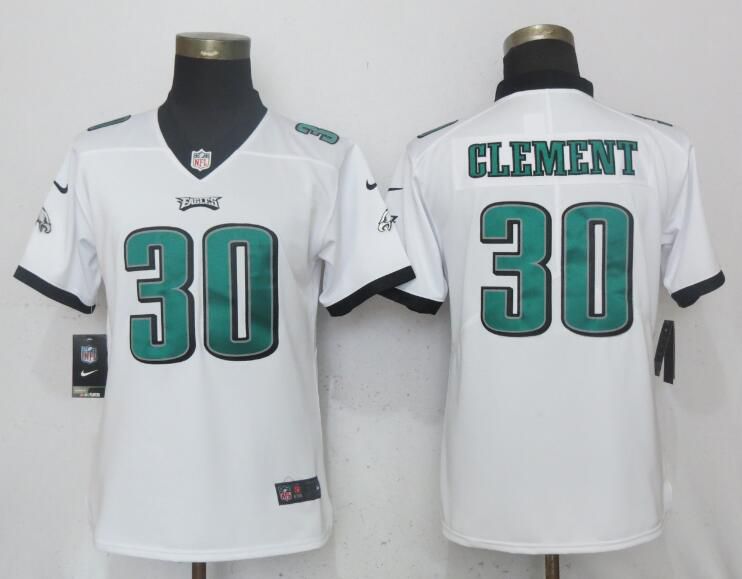 Women Philadelphia Eagles #30 Clement White Vapor Untouchable Playe Nike NFL Jerseys->indianapolis colts->NFL Jersey